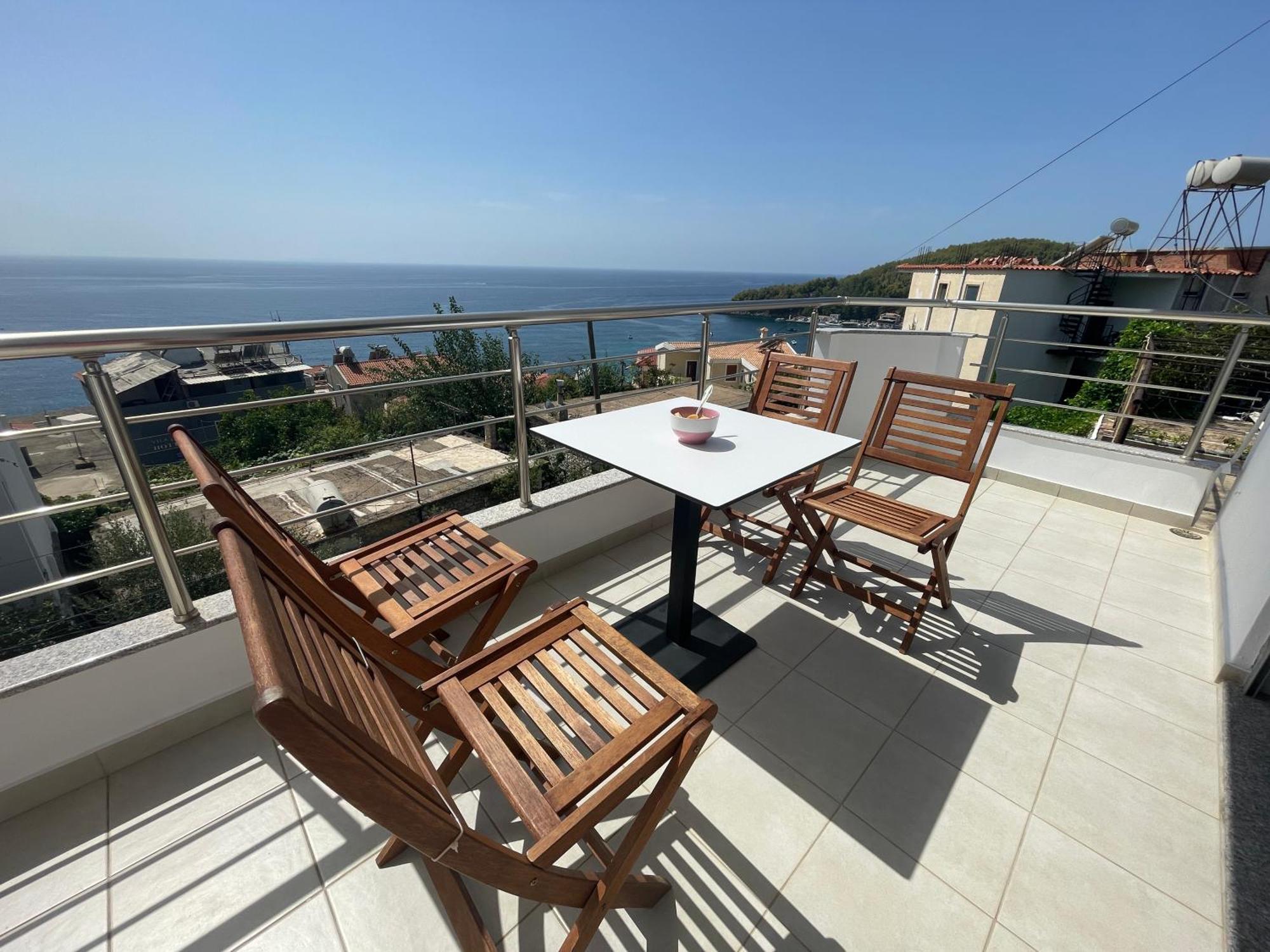 Tasos Rooms Himara Kültér fotó