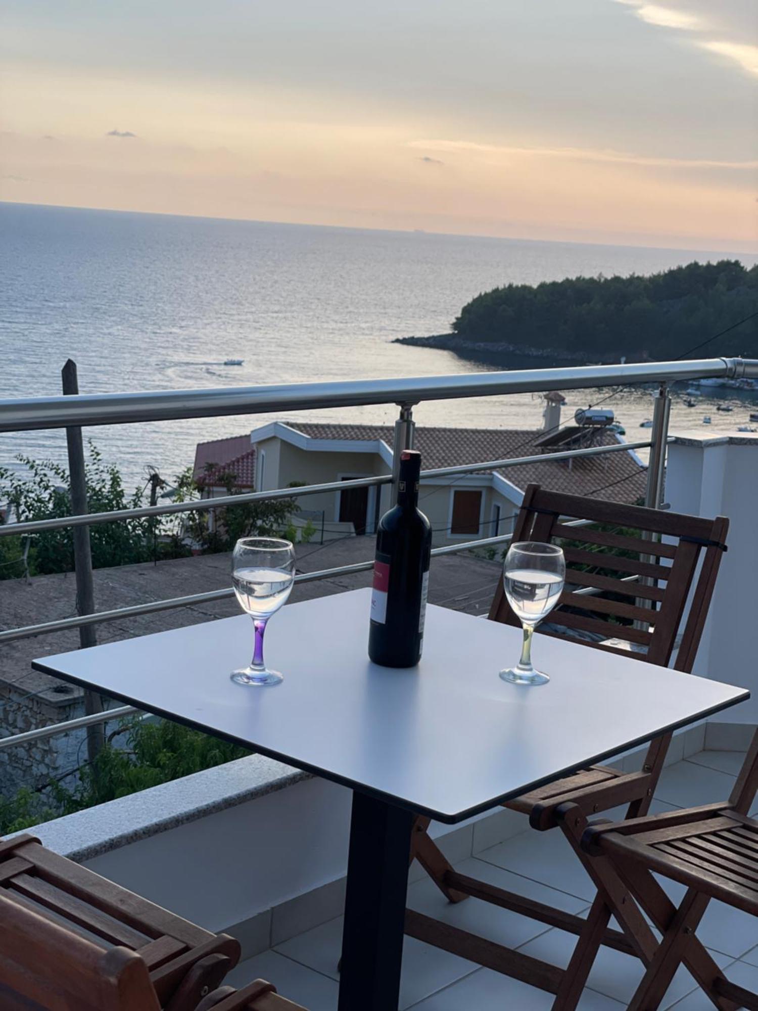 Tasos Rooms Himara Kültér fotó