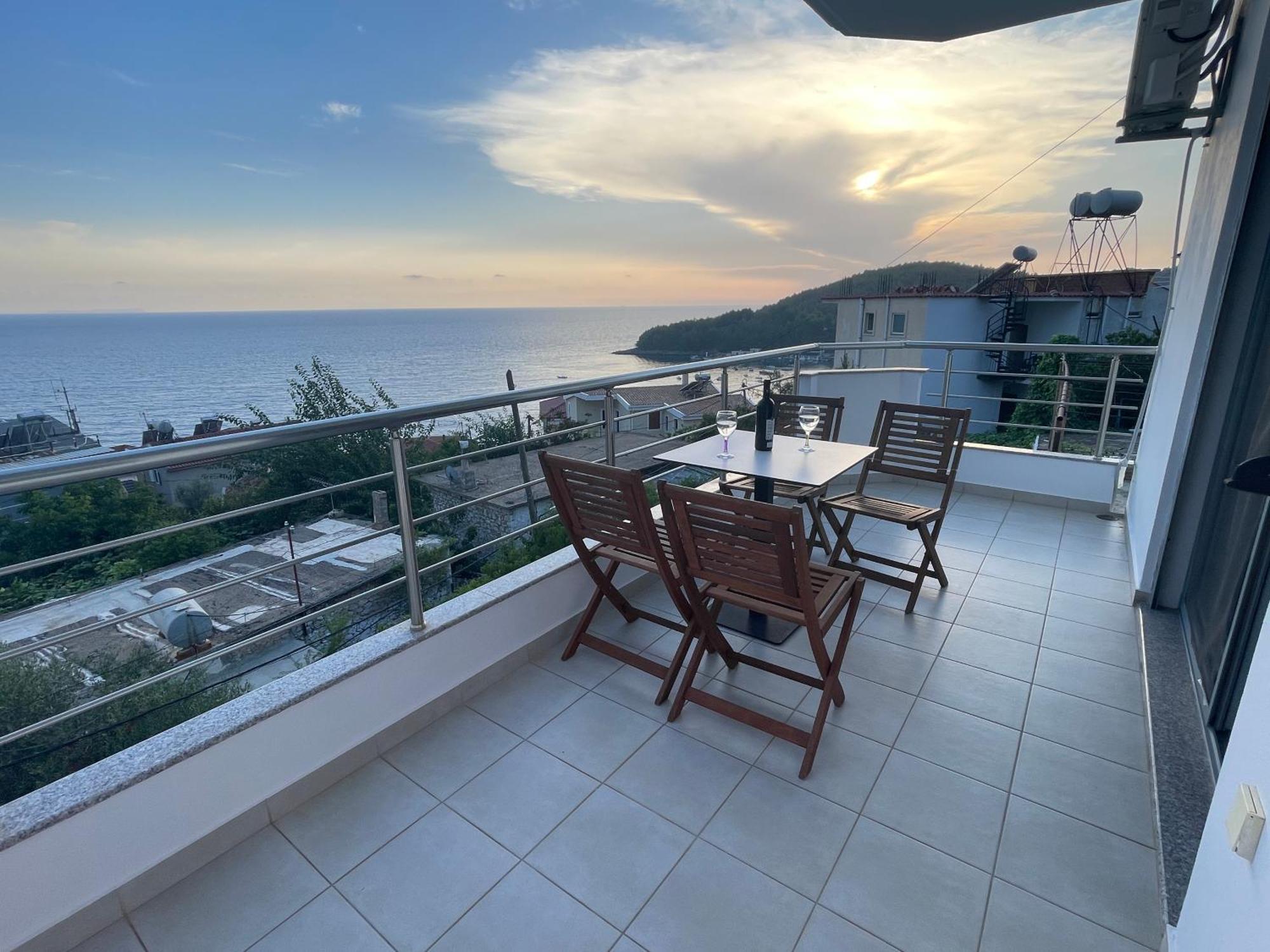 Tasos Rooms Himara Kültér fotó